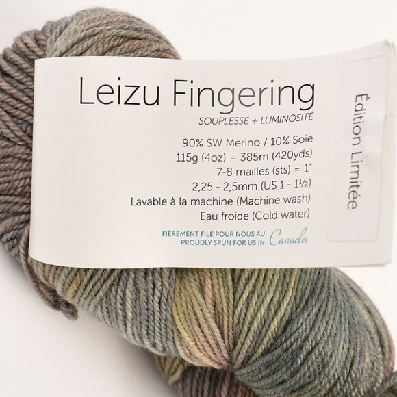 Julie Asselin Leizu Fingering Yarn SW Merino Silk 420 Yds Limited Edition - Picture 3 of 3